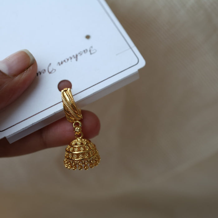 Heritage gold hoop earrings HJ2897