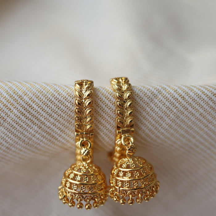 Heritage gold hoop earrings HJ2898