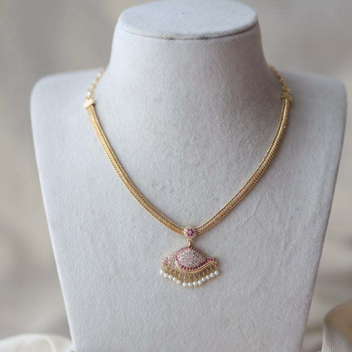 Heritage gold plated short necklace set H0990