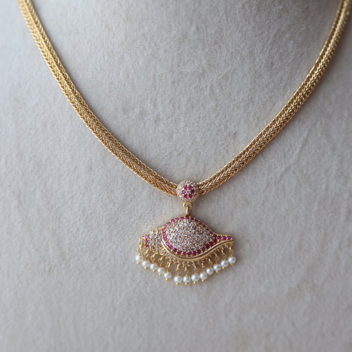 Heritage gold plated short necklace set H0990