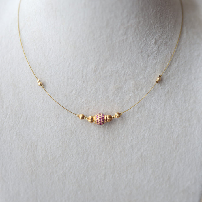 Heritage invisible short necklace IN301