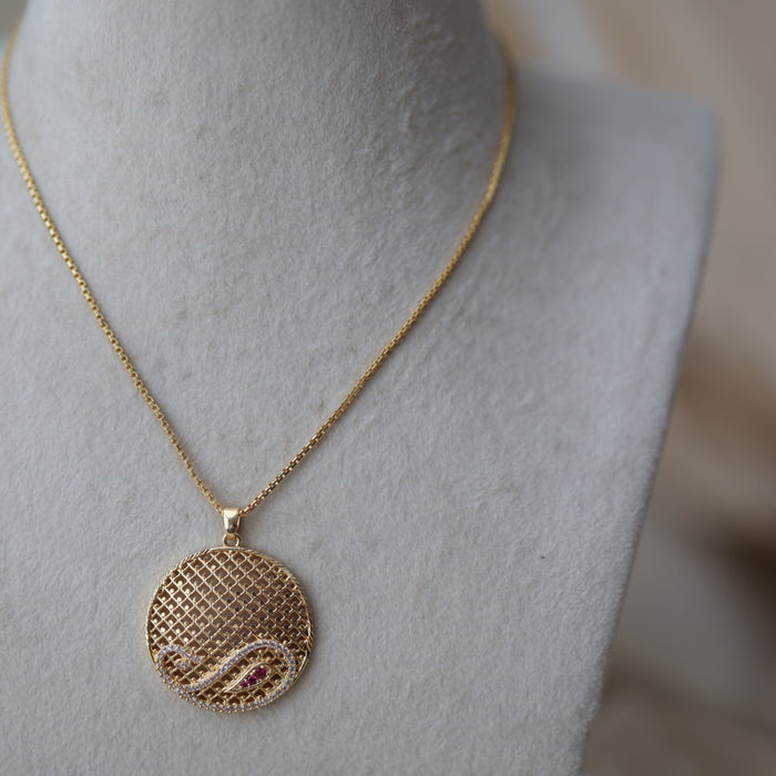 Heritage gold plated pendant chain HC2018