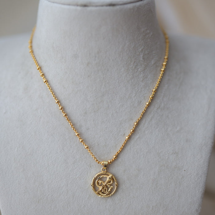 Heritage gold plated pendant chain HC27182