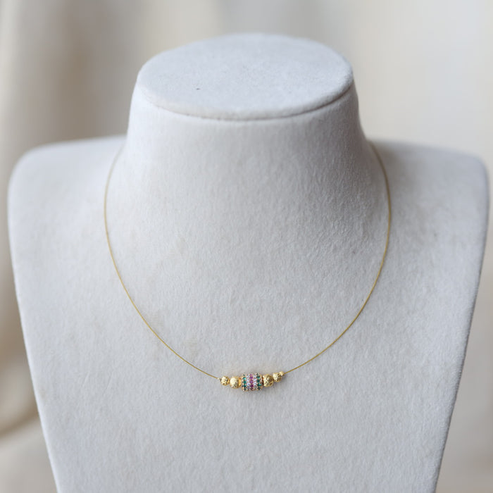 Heritage invisible short necklace IN3017