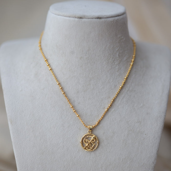 Heritage gold plated pendant chain HC27182
