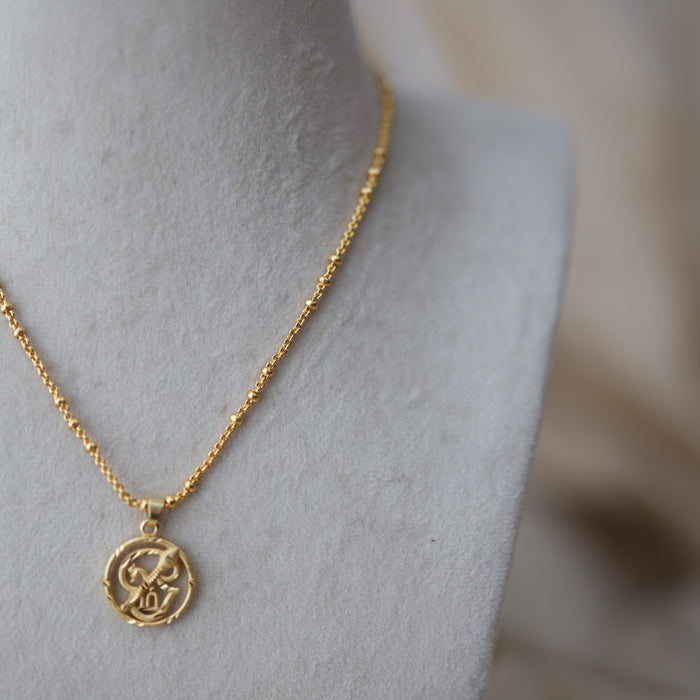 Heritage gold plated pendant chain HC27182