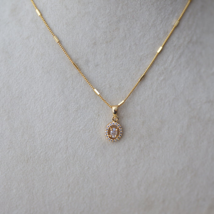 Heritage gold plated pendant chain HC212