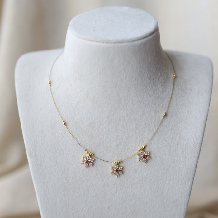 Heritage invisible short necklace IN3026
