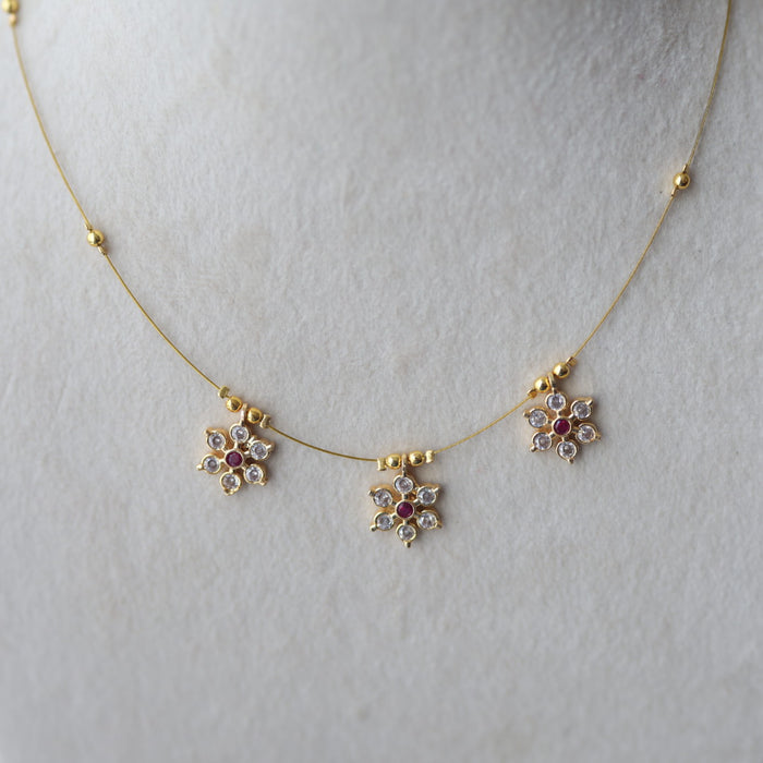 Heritage invisible short necklace IN3026