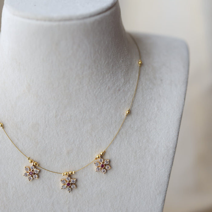Heritage invisible short necklace IN3026