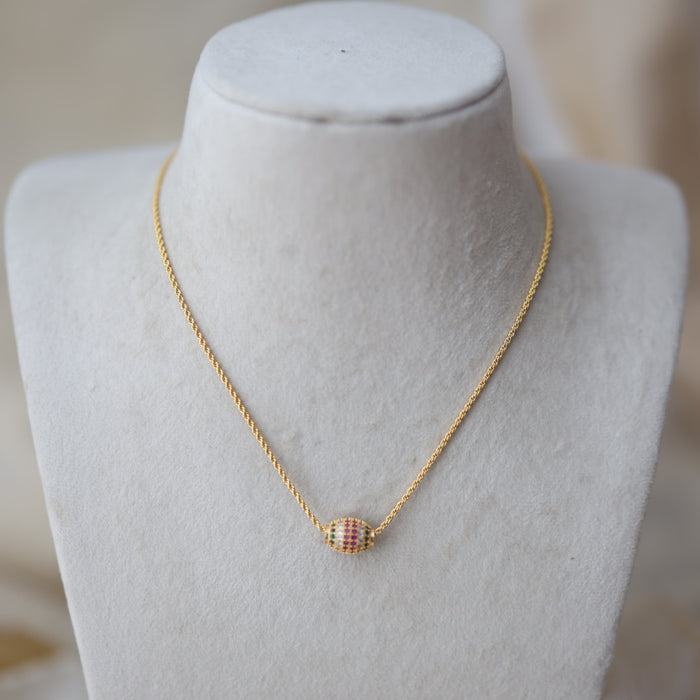 Heritage gold plated pendant chain HC022