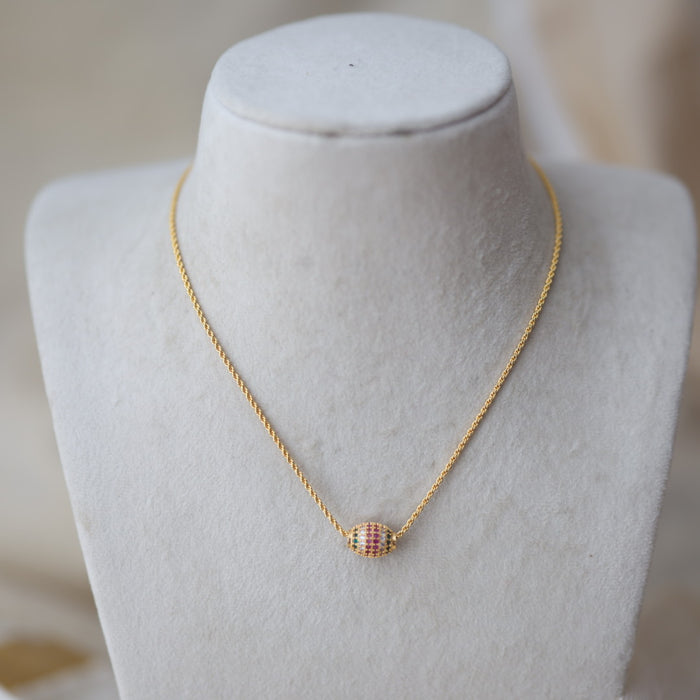 Heritage gold plated pendant chain HC022