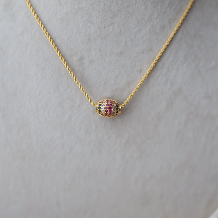 Heritage gold plated pendant chain HC022