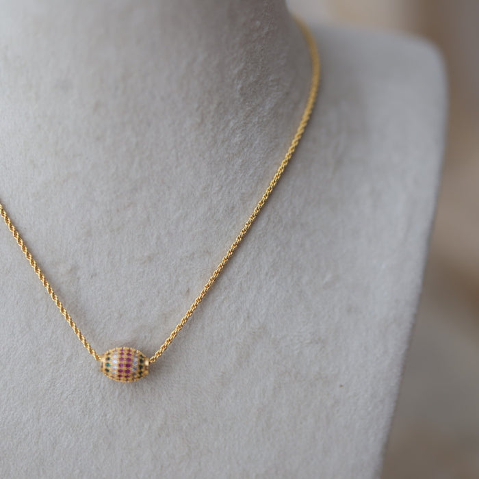 Heritage gold plated pendant chain HC022