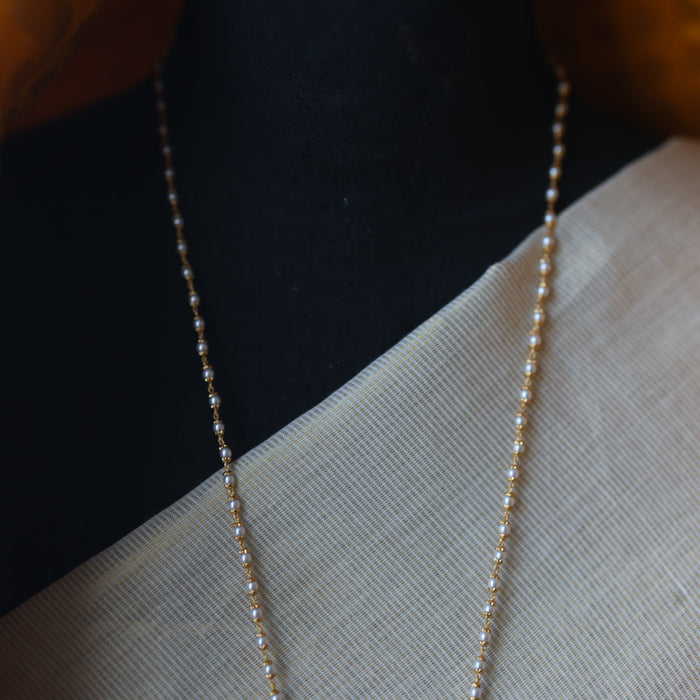Heritage gold plated simple gold padakam necklace HP0023