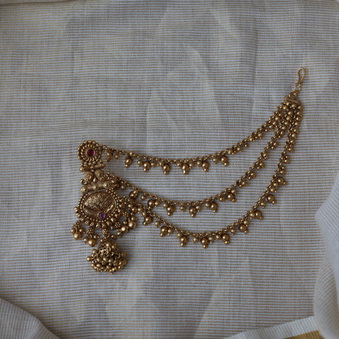 Antique mattal design jumka earrings AJJ17343