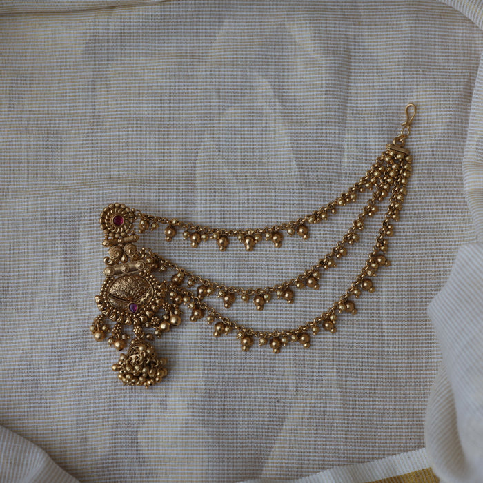 Antique mattal design jumka earrings AJJ17343