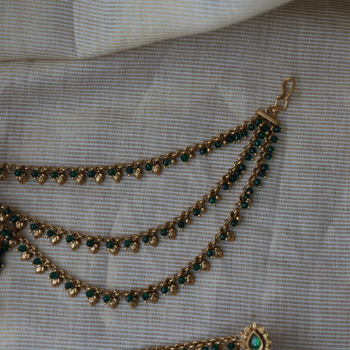Antique mattal design jumka earrings AJJ1740