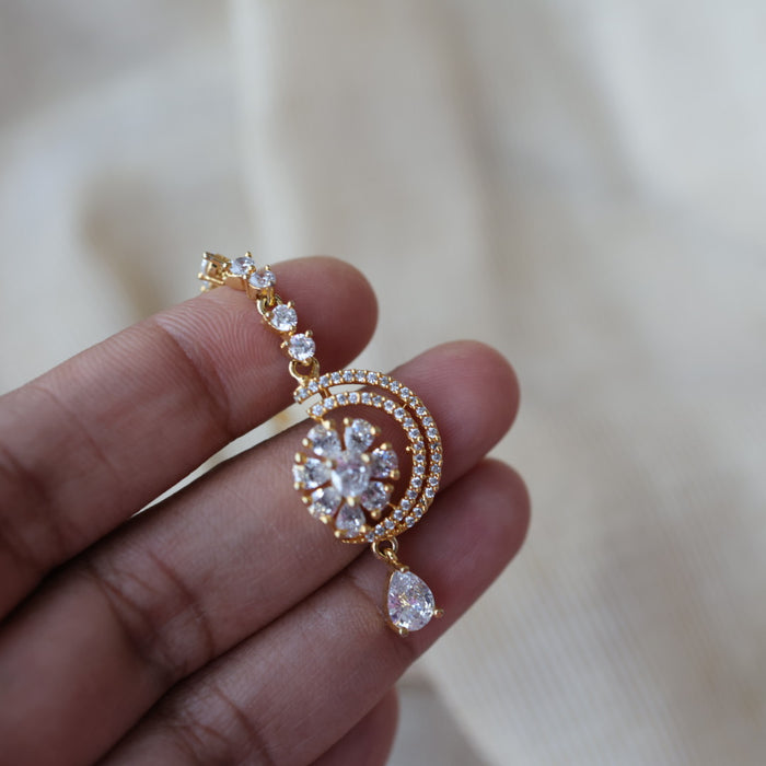 Heritage gold plated maang tikka TH345