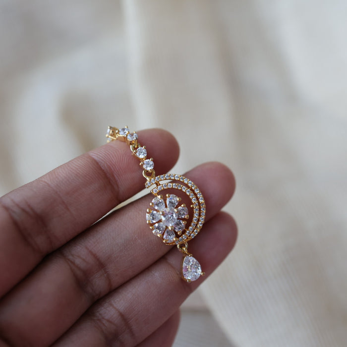 Heritage gold plated maang tikka TH345