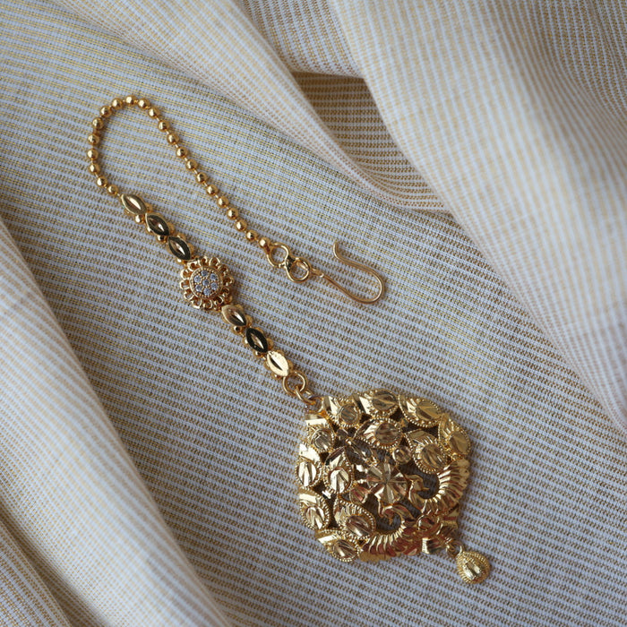 Heritage gold plated maang TH250