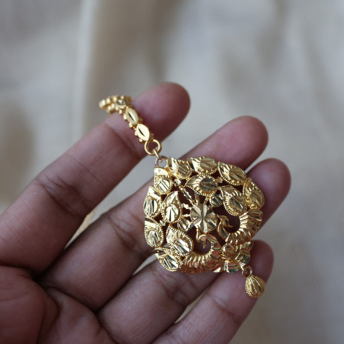 Heritage gold plated maang TH250