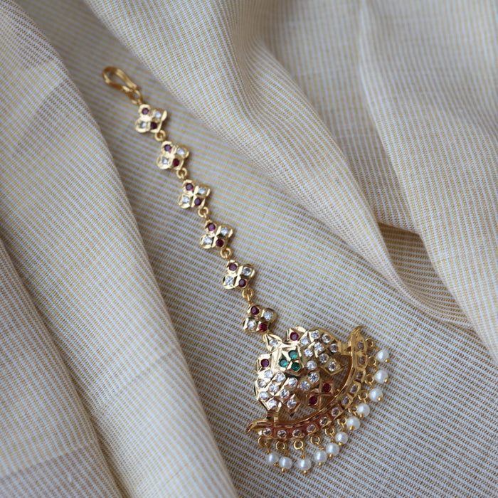 Heritage gold plated maang TH1889