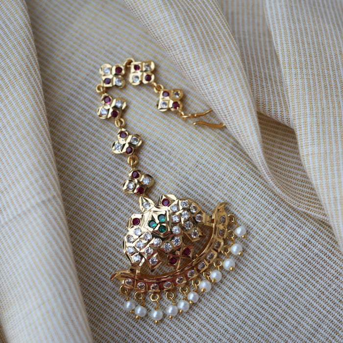 Heritage gold plated maang TH1889