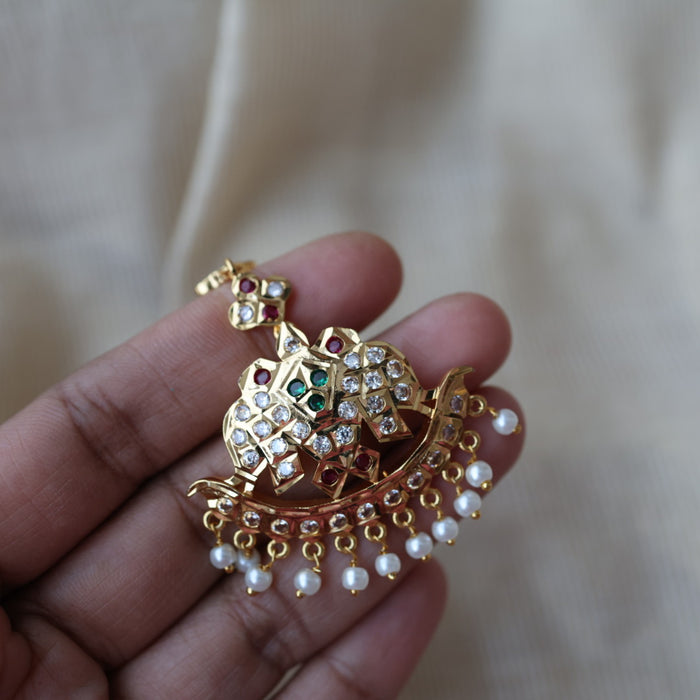 Heritage gold plated maang TH1889