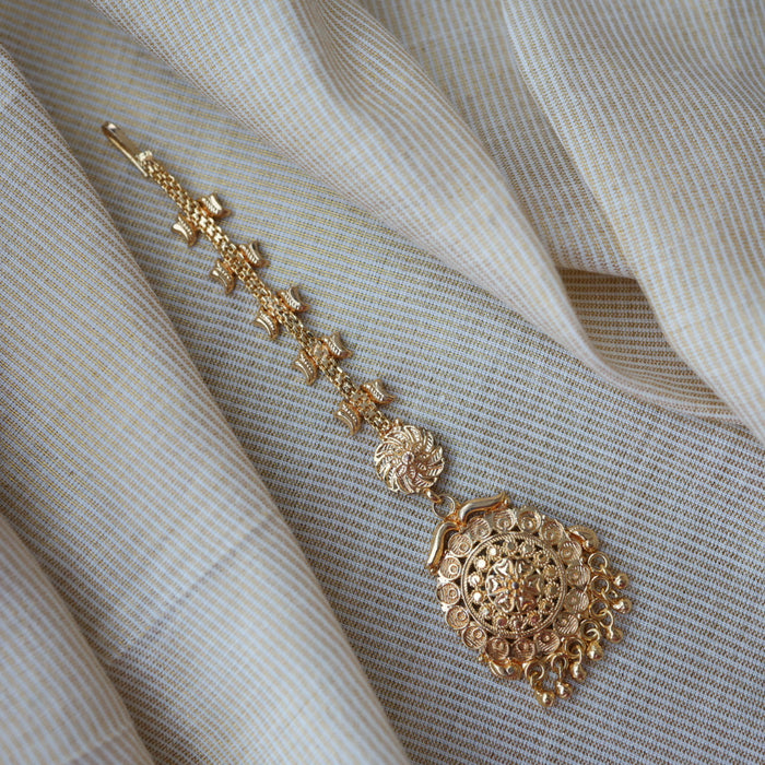 Heritage gold plated maang TH1365