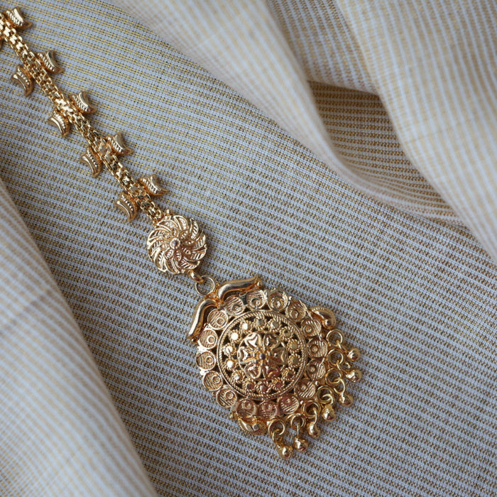 Heritage gold plated maang TH1365