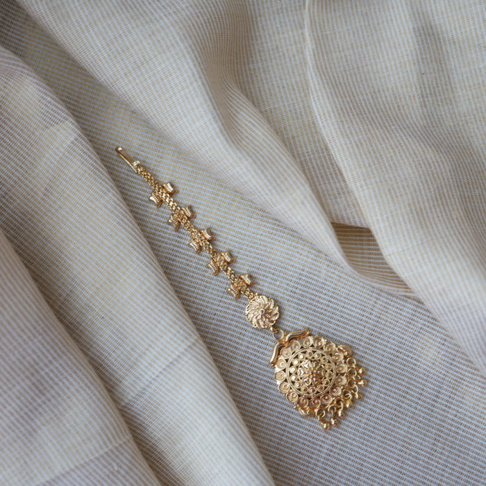 Heritage gold plated maang TH1365