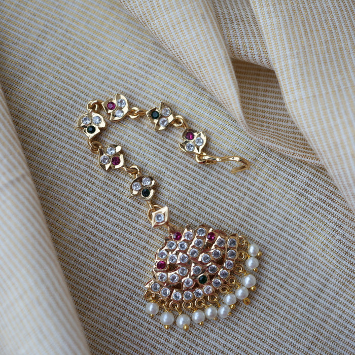 Heritage gold plated maang TH1319