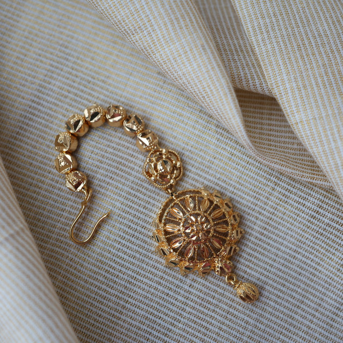 Heritage gold plated maang TH1373