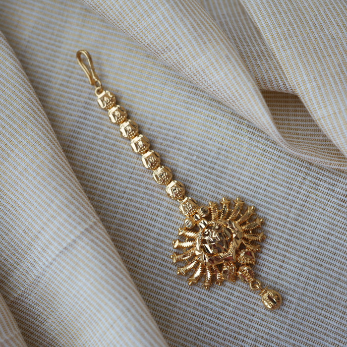 Heritage gold plated maang TH1433