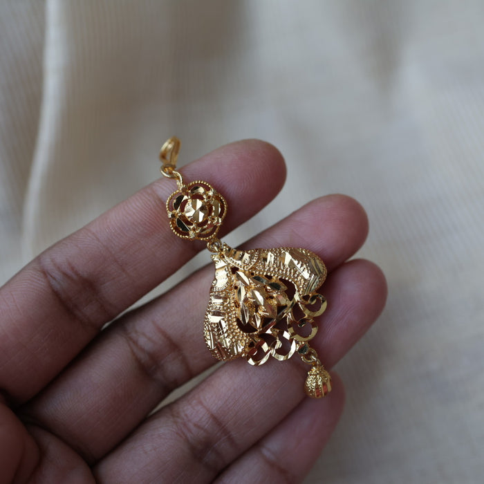Heritage gold plated maang TH889