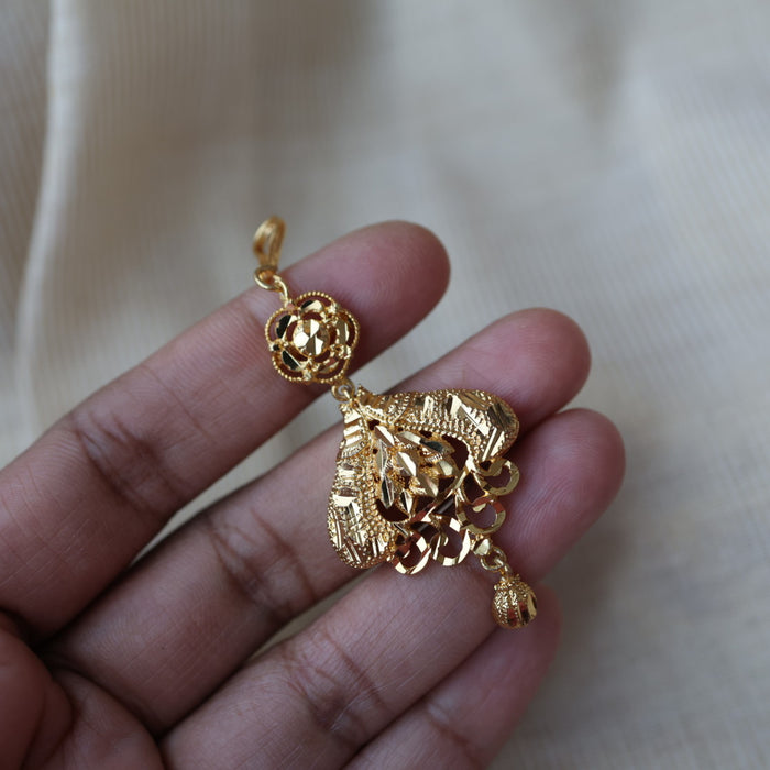 Heritage gold plated maang TH889