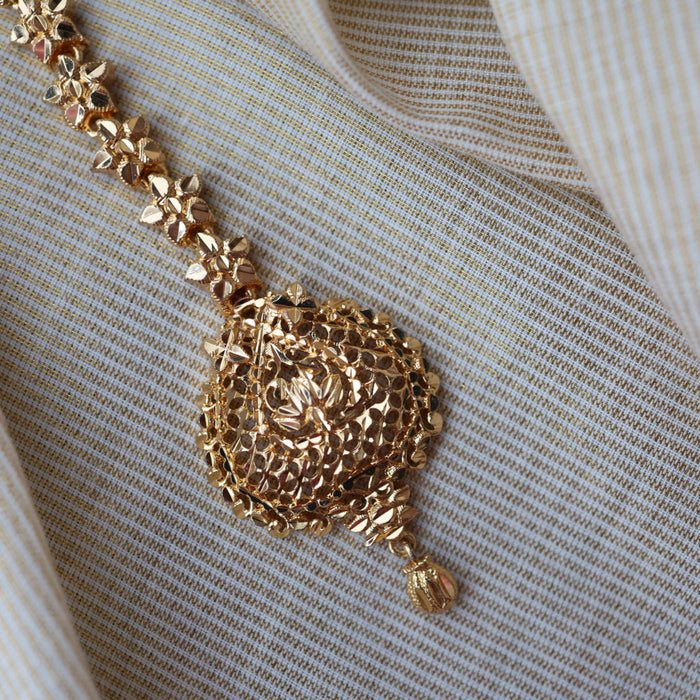 Heritage gold plated maang TH7766