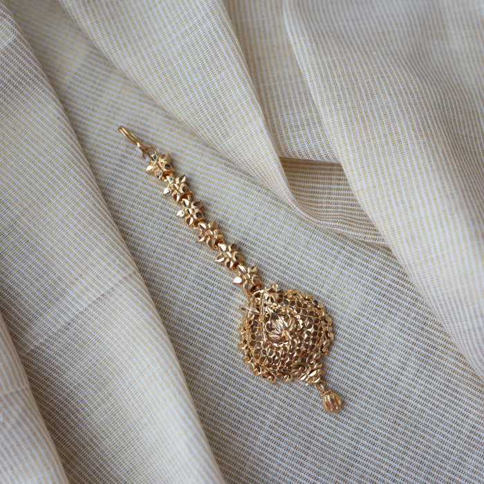 Heritage gold plated maang TH7766