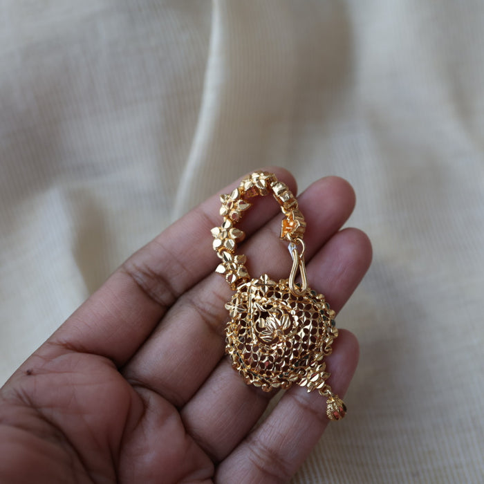 Heritage gold plated maang TH7766