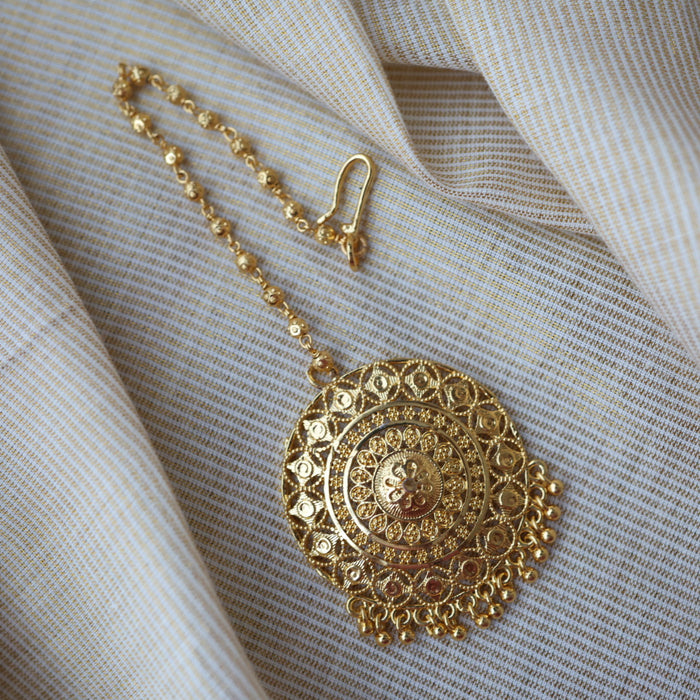 Heritage gold plated maang TH1876