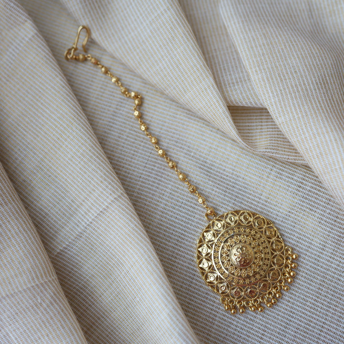 Heritage gold plated maang TH1876