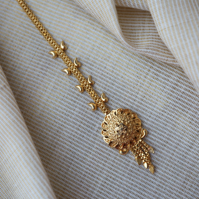 Heritage gold plated maang TH877