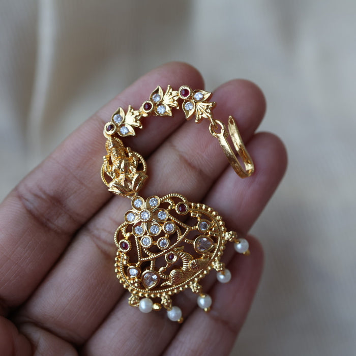 Heritage gold plated maang TH654