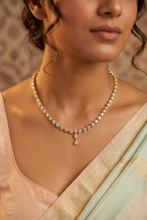 Heritage simple short necklace H244