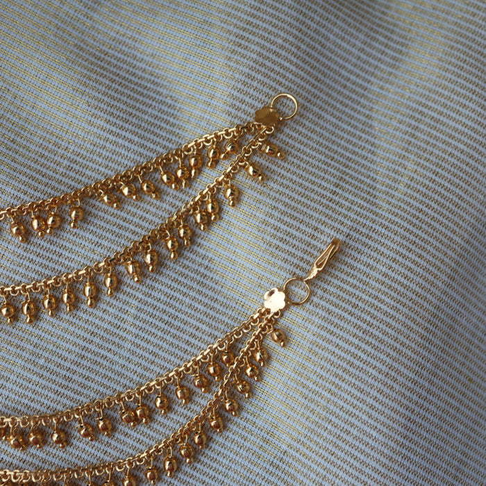 Heritage 1 layer gold plated ear accessories HM6988
