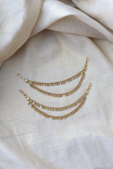 Antique 2 layer Mattal Ear Accessories | Bridal & Traditional Jewellery UK AM5423