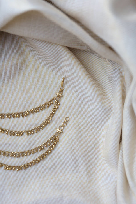 Antique 2 layer Mattal Ear Accessories | Bridal & Traditional Jewellery UK AM5423