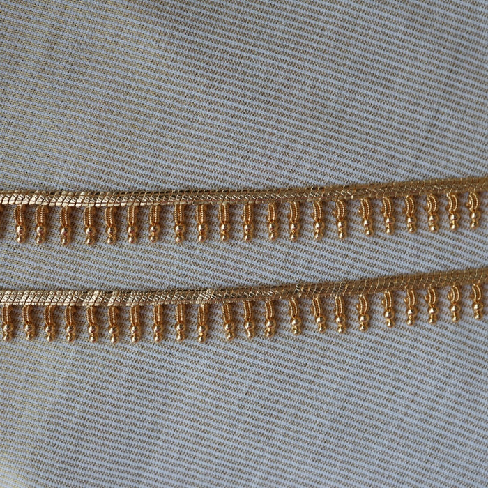 Heritage gold traditional simple gold anklet HAN1299