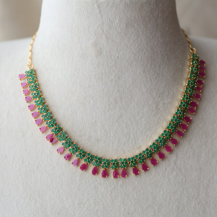 Heritage multi stone short necklace H35678